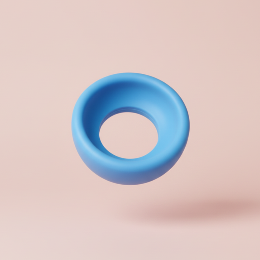 Pessário pré-termo Arabin Cerclage não perfurado em silicone médico