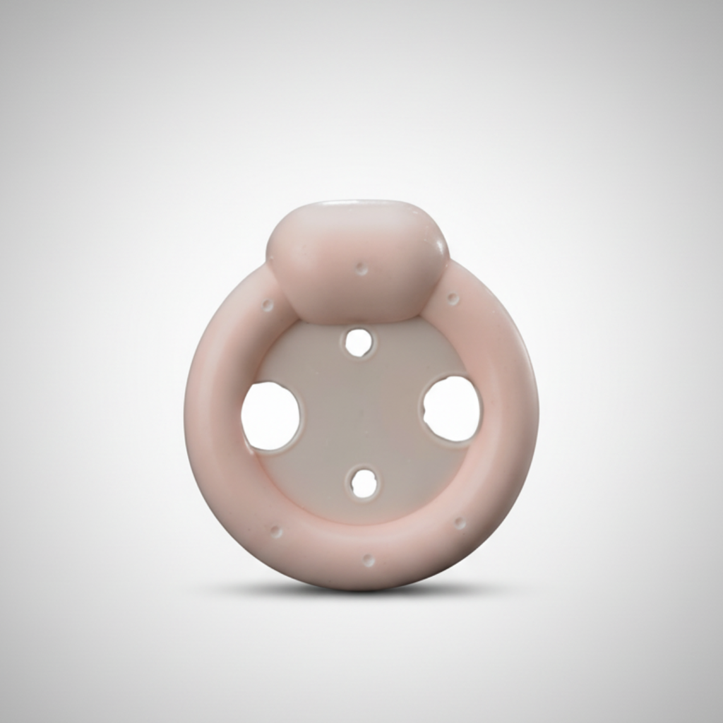 Pessário Ring com suporte e almofada em silicone médico
